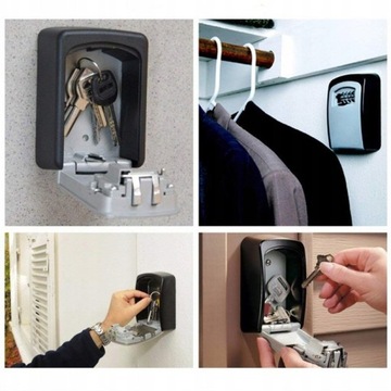 Сейф - Шкаф для ключей - Серый