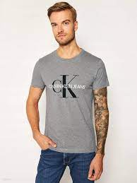 Calvin Klein Jeans koszulka r L t-shirt męska szara ZM0ZM01443