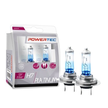 Żarówka PowerTec H7 PLATINUM+130% 12V 55W DUO BOX