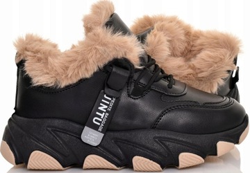 КОЖАНЫЕ СНЕЖНЫЕ БОТИНКИ НА МЕХЕ ЖЕНСКАЯ СПОРТИВНАЯ ЗИМНЯЯ ОБУВЬ