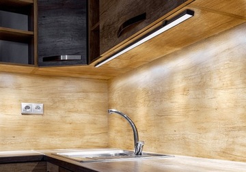 СВЕТОДИОДНАЯ ЛАМПА ПРОФИЛЬ 100СМ + БЛОК ПИТАНИЯ + ВЫКЛЮЧАТЕЛЬ 4500К