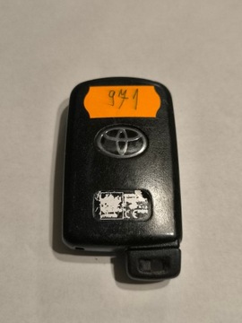 KLÍČ KLÍČEK OVLÁDAČ TOYOTA BA7EQ 2 KNOFLÍKY RAV4 YARIS