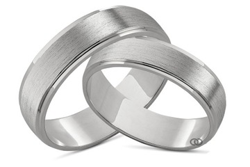 Obrączka srebrna próba 925+GRAWER 4mm OB44 ŚLUB