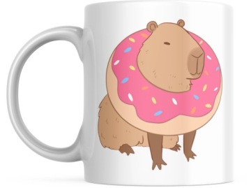 KUBEK NA PREZENT ŚMIESZNE KAPIBARA CAPIBARA KAWA