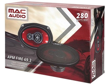 МОЩНЫЕ АВТОМОБИЛЬНЫЕ ДИНАМИКИ MAC AUDIO ОВАЛЬНЫЕ ЭЛЛИПСЫ 280 Вт 6X9 ДЮЙМОВ КРЫШКИ-МАСКИ