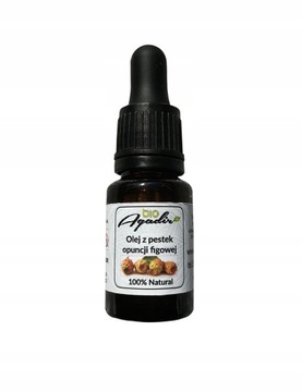 100% Czysty olej z opuncji figowej 20 ml BioAgadir