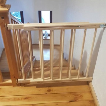 Детские ворота безопасности для лестниц 72-122, высота 76