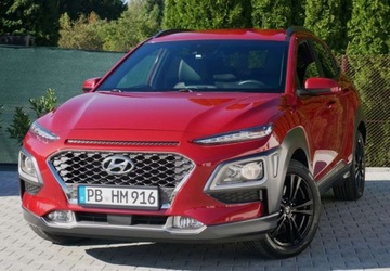 Hyundai Kona I Crossover 1.6 T-GDI 177KM 2018 Hyundai Kona Hyundai Kona 1.6 T-GDI DCT 4WD Unique 1.6 Benzyna 177KM