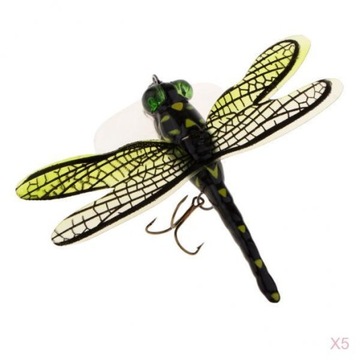 5x Dragonfly Saltwater Fishing Dragonfly Hooks
