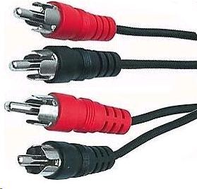 KABEL PRZEWÓD 2x RCA CHINCH / CHINCH 10m dł STEREO