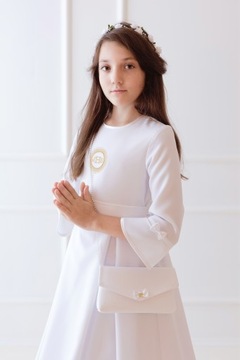 ПЛАТЬЕ ДЛЯ ОБЩЕНИЯ АЛЬБА, СДЕЛАННОЕ ПО МАЛГОСИИ 122-164