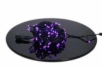 Lampki wewnętrzne BULINEX 100led kolor fioletowy długość 9.9m