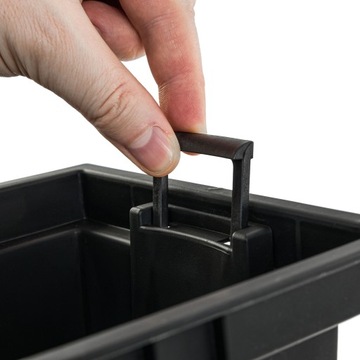 Высокий садовый цветочный горшок Антрацит Urbi Case Tower XXL Цветочный горшок