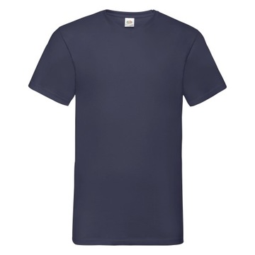 Koszulka V-Neck Fruit of the Loom Ciemnygranat L