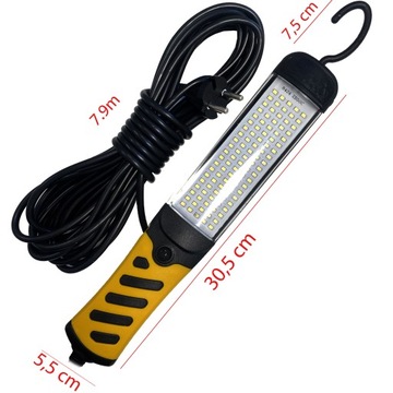СВЕТИЛЬНИК ДЛЯ МАСТЕРСКОЙ КАНАЛЬНАЯ СВЕТОДИОДНАЯ ЛАМПА STRONG HOOK XL 28W 100LED 8M
