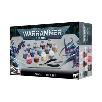 Warhammer 40K - Paints + Tools Set