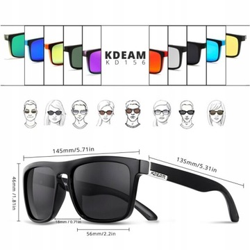 ПОЛЯРИЗОВАННЫЕ СОЛНЦЕЗАЩИТНЫЕ ОЧКИ KDEAM SPORT
