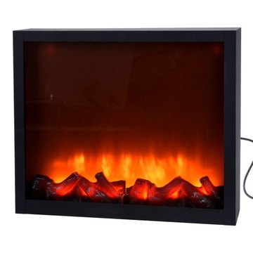 KOMINEK ELEKTRYCZNY DEKORACYJNY ŚWIĄTECZNY 41x25 CM OZDOBA LED NA ŚWIĘTA