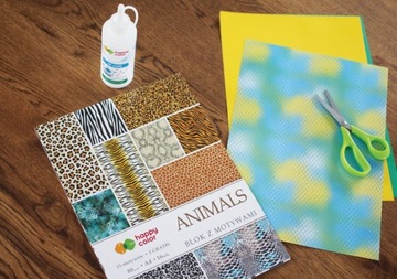 Блок с мотивами Happy Color Animals А4, 15 узоров