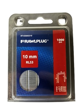 RAWLPLUG ZSZYWKI ZSZYWKA RL53 10mm 1000szt