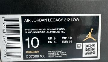 Buty Nike AIR JORDAN LEGACY 312 LOW r. 44