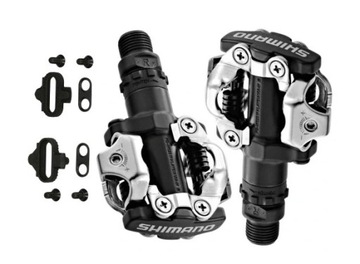 Shimano PD-M520 Czarny pedały rowerowy + bloki MTB
