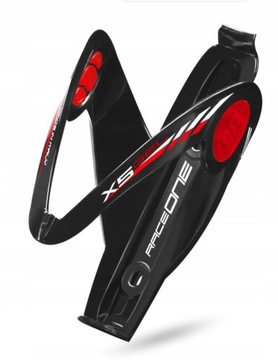 Koszyk Uchwyt na bidon RACEONE X5 czarno czerwony