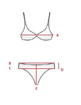 КУПАЛЬНИК БИКИНИ С ОРБИНКАМИ, высокая талия, XXL