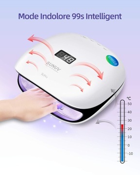 LED+УФ лампа sunuv SUN4 48 Вт белая