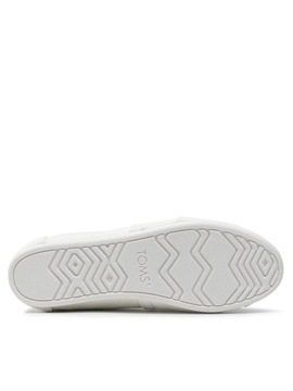 Toms Półbuty Alpargata 10017739 White Reycled Cotton Canvas