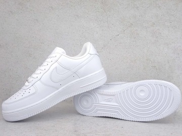 NIKE AIR FORCE 1 '07 CW2288 111 BUTY MĘSKIE BIAŁE SKÓRZANE SNEAKERS