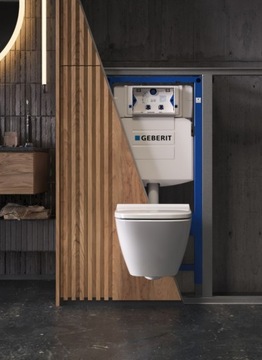 GEBERIT Каркас унитаза, чаша, доска, кнопка, MAT BLACK, скрытый комплект для унитаза