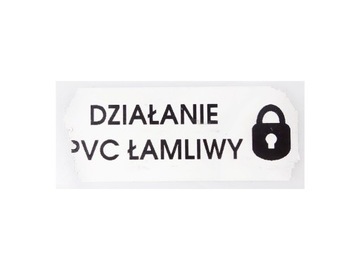 30x15mm plomby PVC Łamliwy 1000szt TWÓJ NADRUK