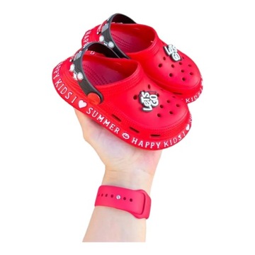 ДЕТСКИЕ ШЛЕПАНКИ/САБО/САНДАЛИИ/ШЛЕПКИ 30 CC-005 RED