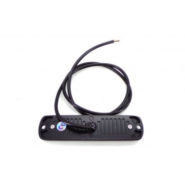 Мощный красный стробоскопический габаритный фонарь, 6 светодиодов, 24В-30В