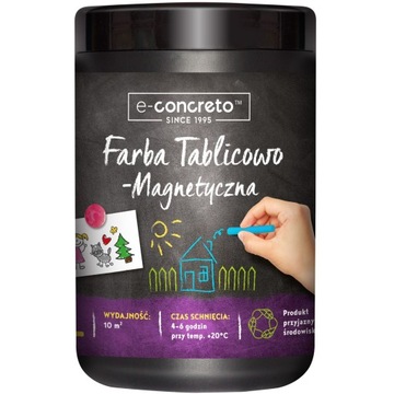 Краска для доски-Магнитная 1л + МЕЛ + МАГНИТ