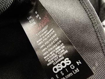 54__ASOS__spódnica damska CZARNA MINI__36 S