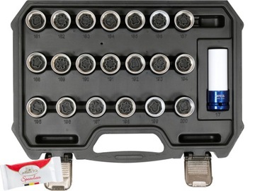 YATO ZESTAW NASADEK DO ŚRUB ZABEZPIECZAJĄCYCH OPEL 21EL YT-060306