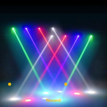 Głowa ruchoma Beamz RGBW LED 4w1 DMX pilot
