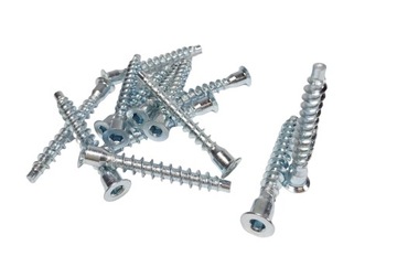 Шурупы подтверждающие 6,4х50мм 100шт КАЧЕСТВО