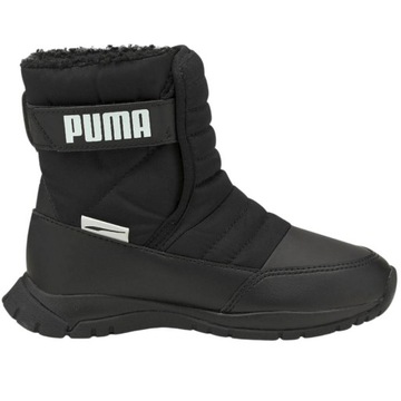 Buty dla dzieci Puma Nieve WTR AC PS czarne 380745 03 Buty dla dzieci Puma