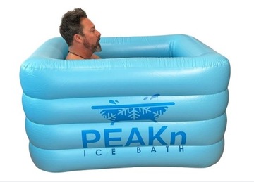 Basen wanna do kąpieli lodowej morsowania przenośna dmuchana PEAKn Ice Bath