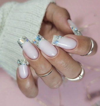 CLARESA MEGASTAR СЕРЕБРЯНЫЙ МЕРЦАЮЩИЙ ГЕЛЬ ДЛЯ ДЕКОРИРОВАНИЯ 10G