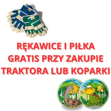 TRAKTOR ROLLY-KID JOHN DEERE 3-KOŁOWY Z PRZYCZEPĄ