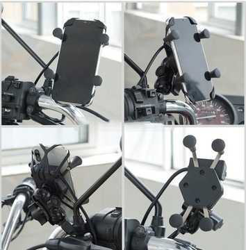 ДЕРЖАТЕЛЬ МОТОРА ДЛЯ ТЕЛЕФОНА GPS-ЗЕРКАЛО ЗАРЯДНОЕ УСТРОЙСТВО USB 2A