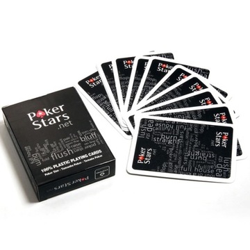 POKERSTARS KARTY PLASTIKOWE 2 TALIE POKER STARS