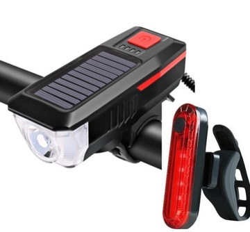 LAMPKI ROWEROWE LAMPKA NA ROWER LED PRZÓD TYŁ 2SZT