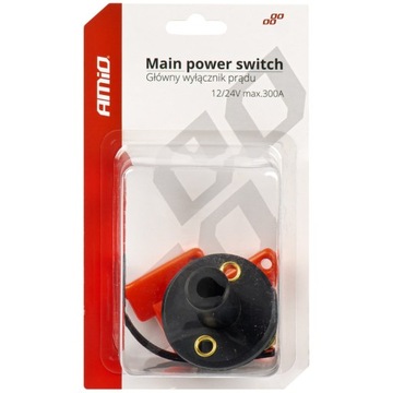 AMiO WYŁĄCZNIK ODŁĄCZNIK PRĄDU AKUMULATORA HEBEL
