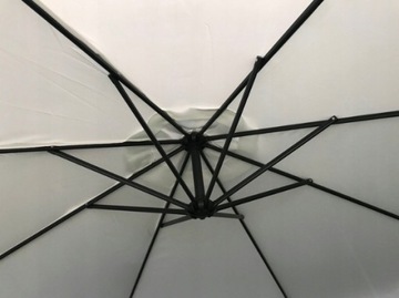 БОЛЬШОЙ СКЛАДНОЙ САДОВЫЙ ЗОНТ С РУЧКОЙ 350 СМ И 8-СЕГМЕНТНОЙ ПРАВИЛЬНОЙ