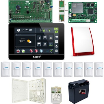 [63b10] Zestaw Alarmowy Integra 64 + INT-TSI-B + INT-GSM LTE SATEL + Bosch